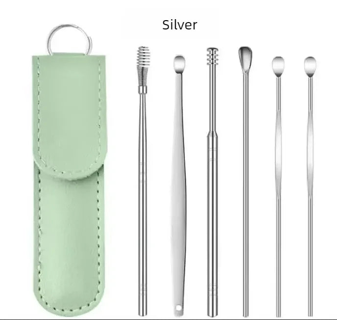 Stainless Steel Ear Wax Removal Tool Kit
