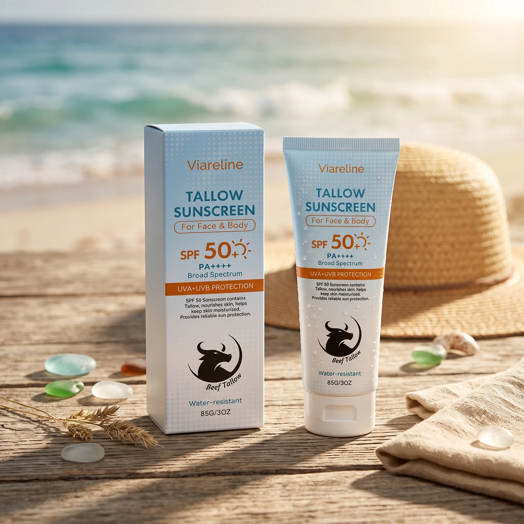 SPF 50 Nourishing Tallow Sunscreen for Face and Body