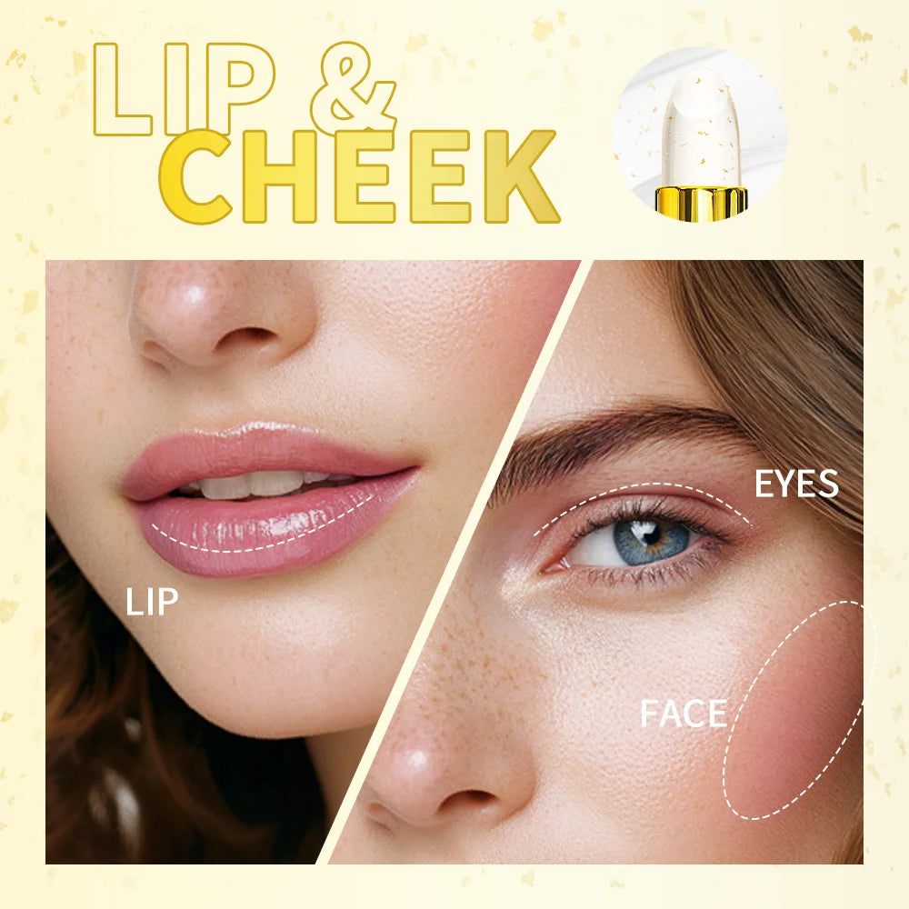 24K Gold Color-Changing Moisturizing Lip Balm