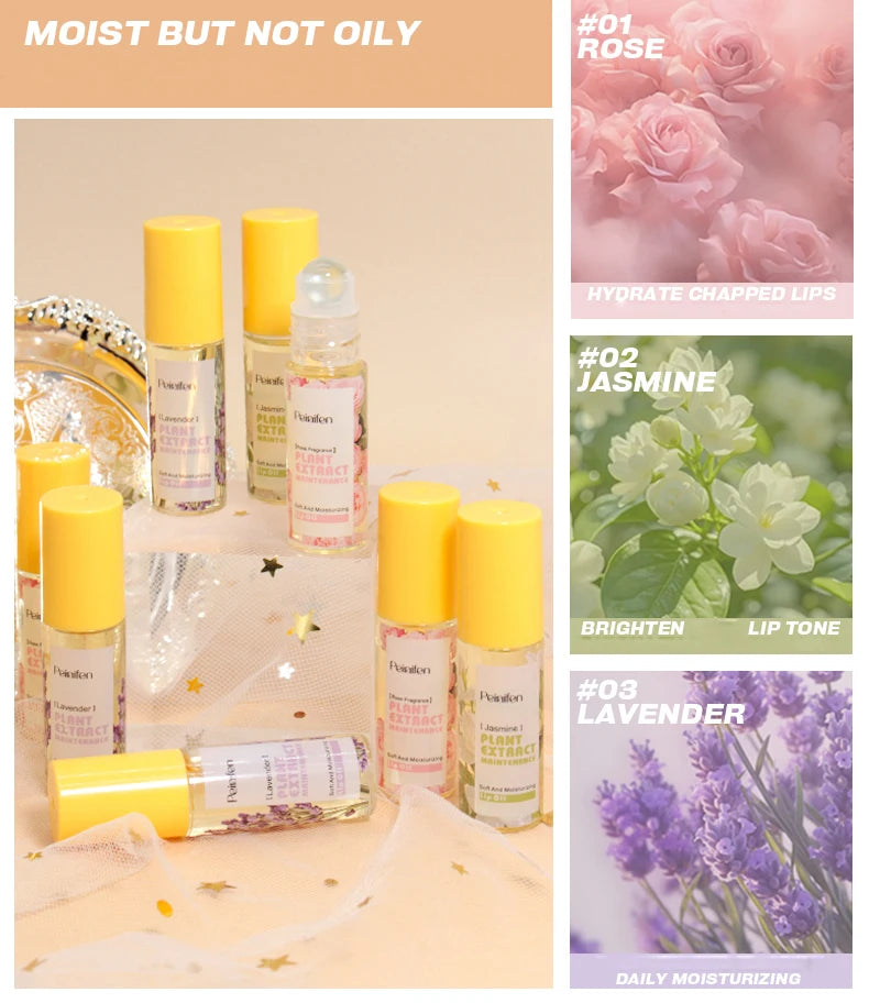 Hydrating Plant Essence Moisturizing Lip Oil Set - 11