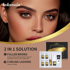 Professional Lash Lift and Brow Tint Kit for Salon Results