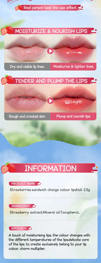 Color-Changing Fruit Moisturizing Lip Balm