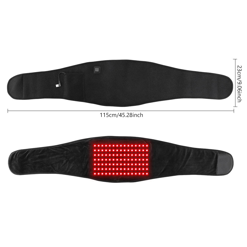 Red Light Therapy Heating Belt for Pain Relief