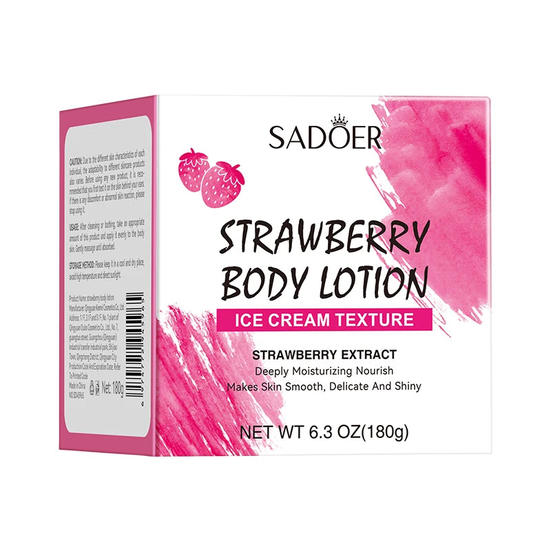 Strawberry Ice Cream Body Lotion for Silky Soft Skin