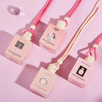 Pink Hanging Car Air Freshener Perfume Bottle