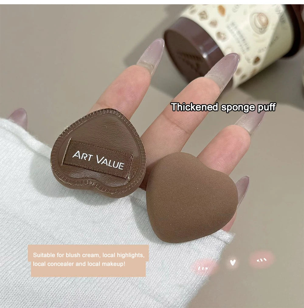 Mini Finger Makeup Sponge Set for Precision Application - 10