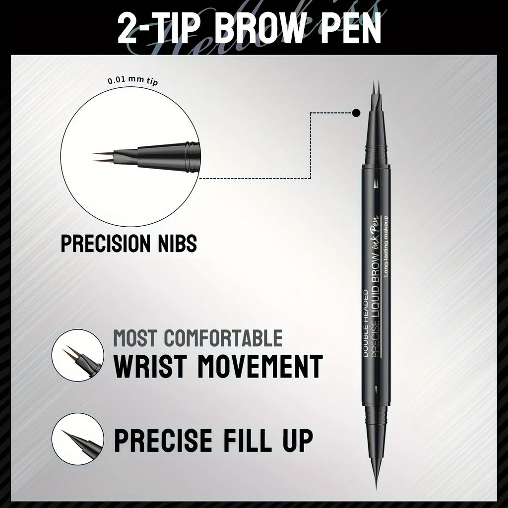Waterproof Dual-Tip Liquid Eyebrow Pen
