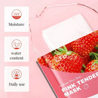 Strawberry Hydrating Face Mask for Smooth Skin