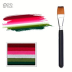 Rainbow Striped Face and Body Paint Palette