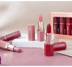 Velvet Matte Lipstick Set for Long-Lasting Wear