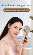 Electric Scalp Massager and Hair Growth Serum Applicator Comb