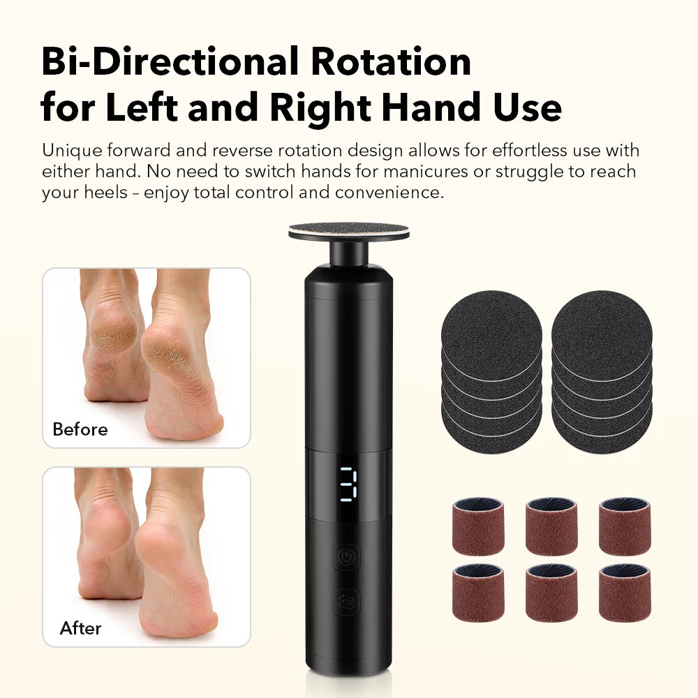 Electric Rechargeable Callus Remover for Smooth Feet - 8