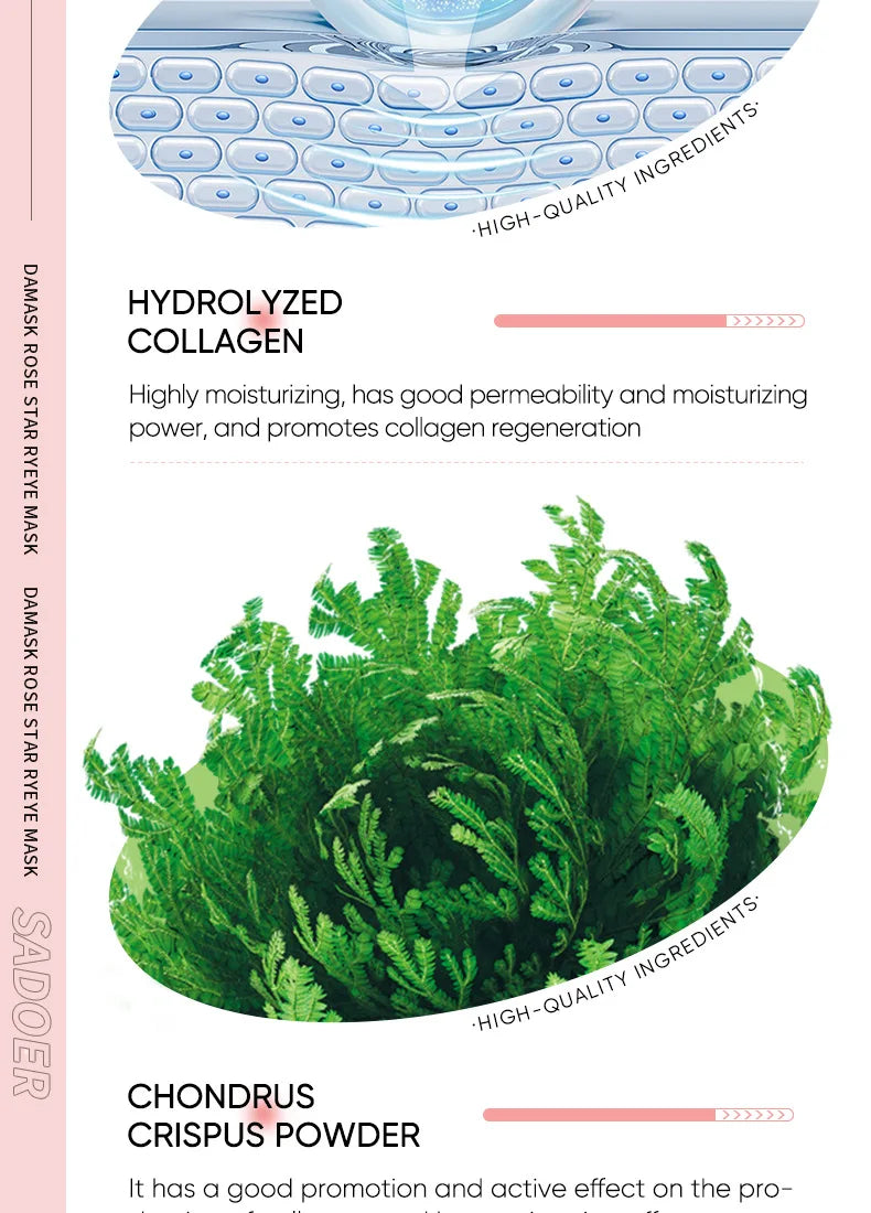 Rose Collagen Hydrating Eye Mask Patches