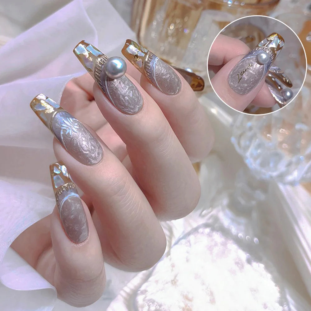 Pearl Shell Thread Gel Nail Polish for UV and LED Lamps