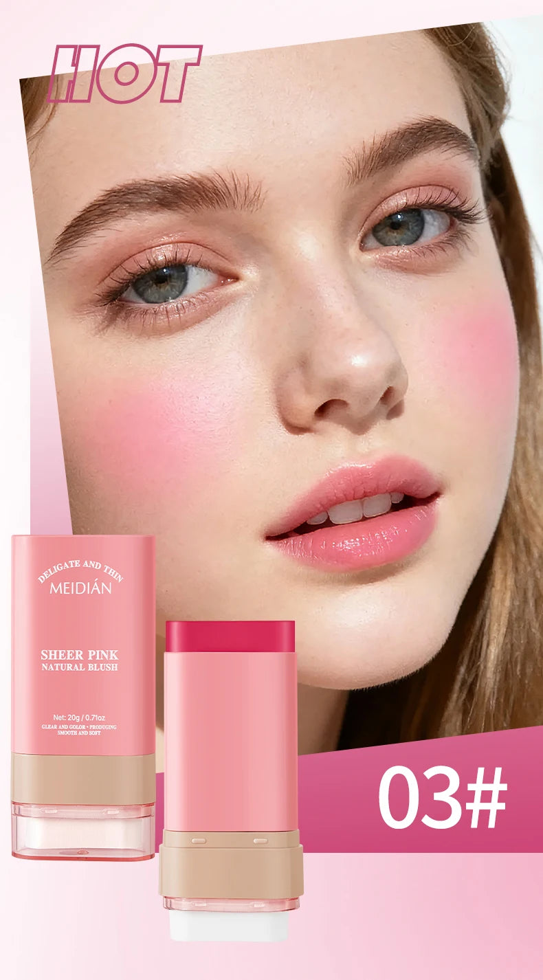 Natural Blendable Cream Blusher Stick