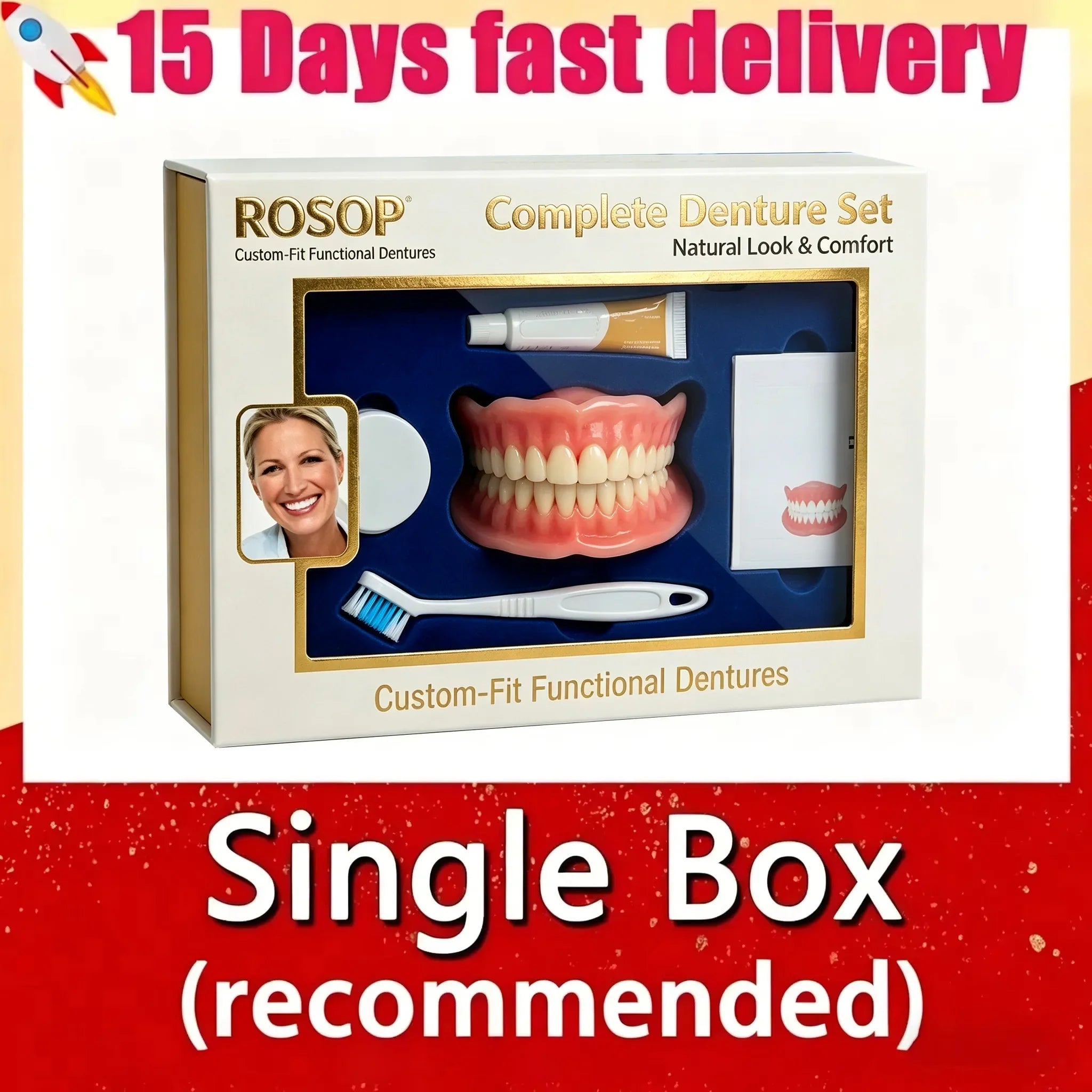 Comfort Fit Cosmetic Smile Veneers for Instant Teeth Whitening - 13