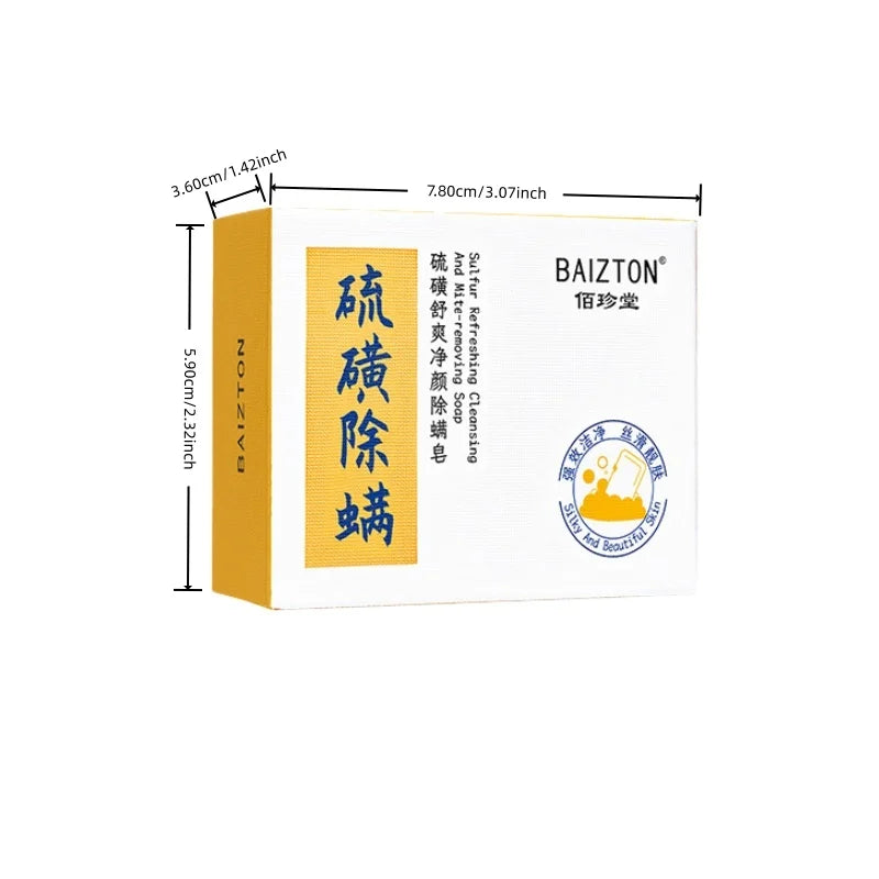 Sulfur Cleansing Soap for Oil Control and Clear Skin - 12