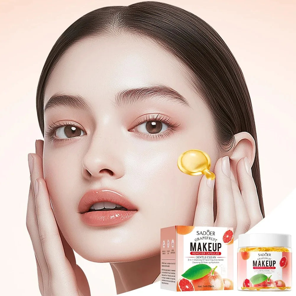 Grapefruit Makeup Remover Capsules
