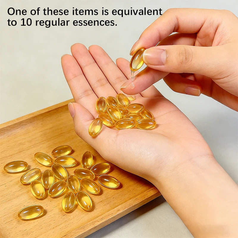 Retinol and Collagen Moisturizing Face Serum Capsules