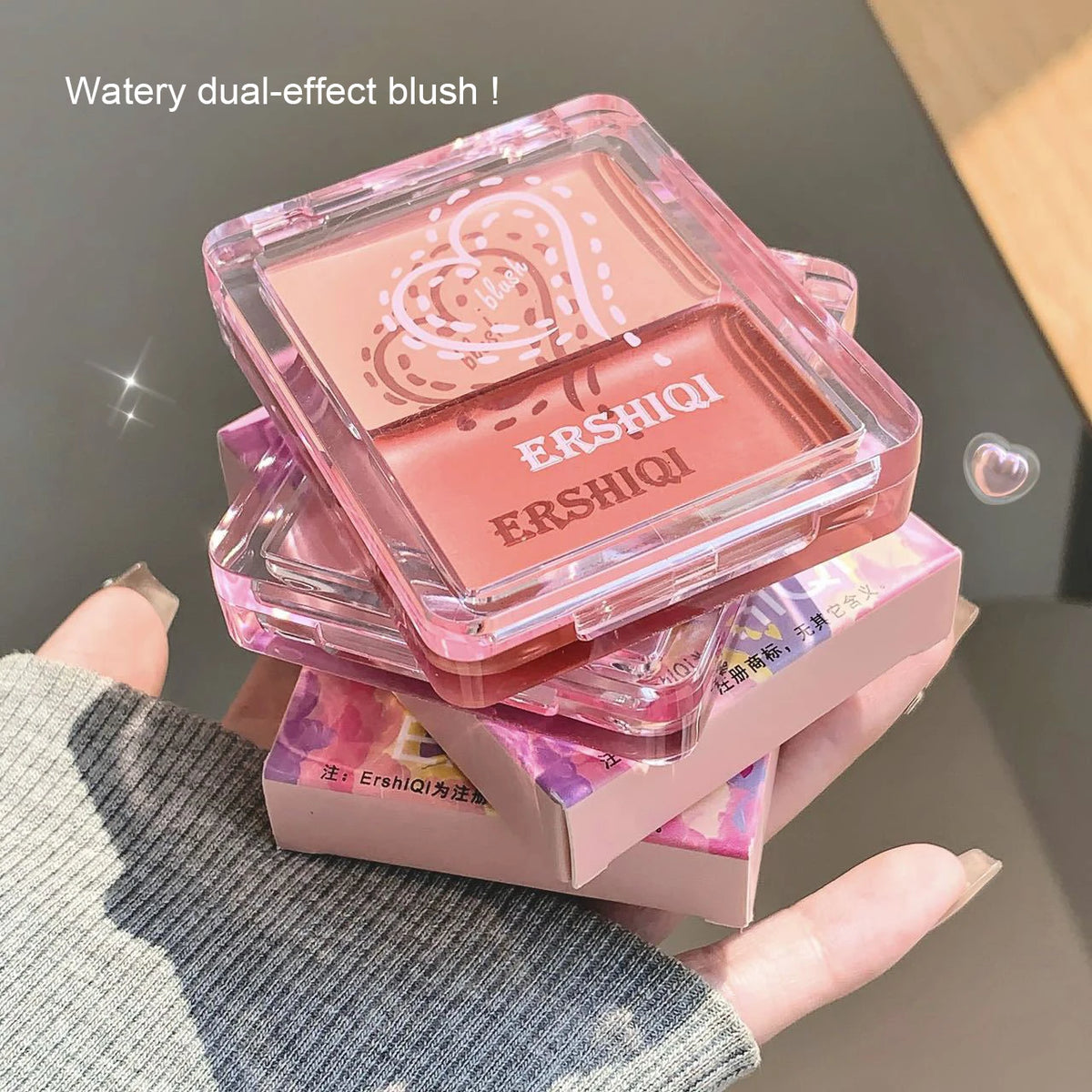 Two-Tone Jelly Cream Blush for Radiant Glow