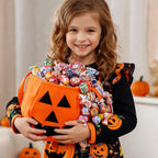Festive Halloween Candy Trick-or-Treat Bag for Kids