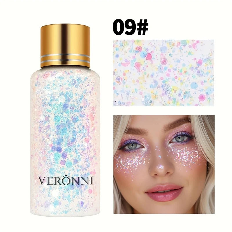 Sparkling Glitter Gel for Face, Body, and Hair - 23