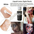 Liquid Latex for SFX Makeup and Halloween Special Effects