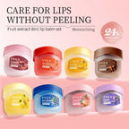 Hydrating Fruit Extract Lip Balm Set for Soft Smooth Lips