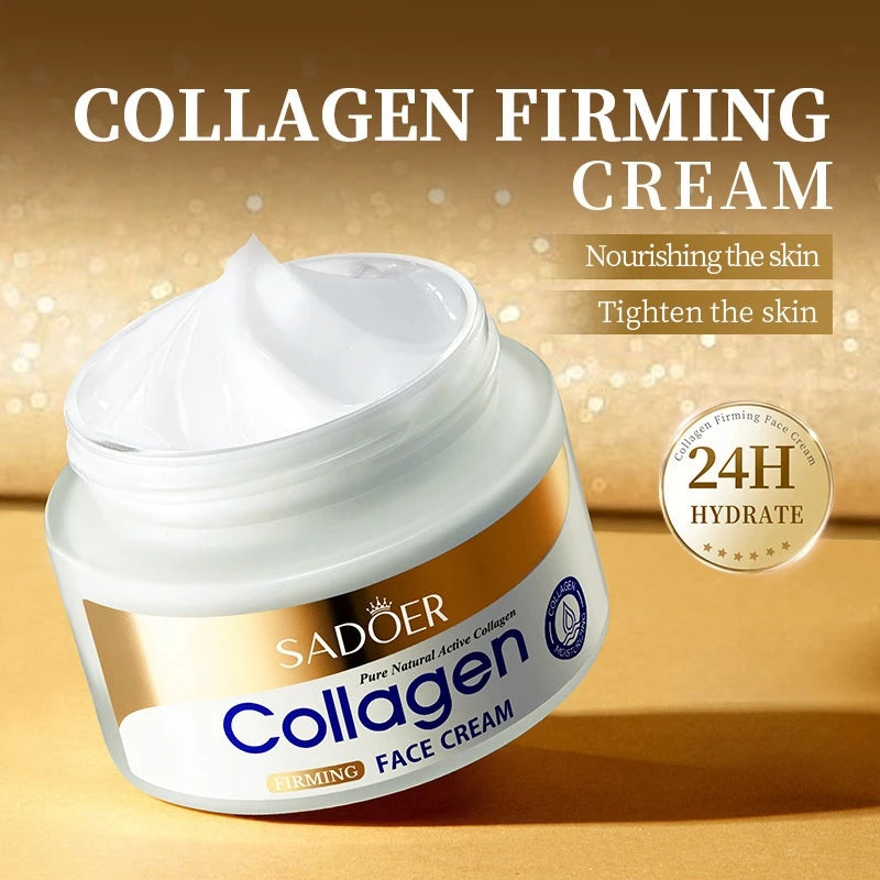 Collagen Firming Face Cream for Youthful Glowing Skin - 5