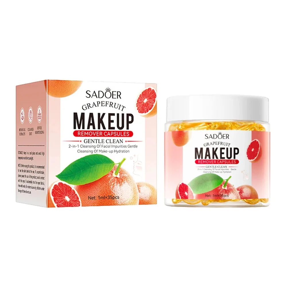 Grapefruit Makeup Remover Capsules - 6