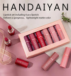 Velvet Matte Lipstick Set for Long-Lasting Wear
