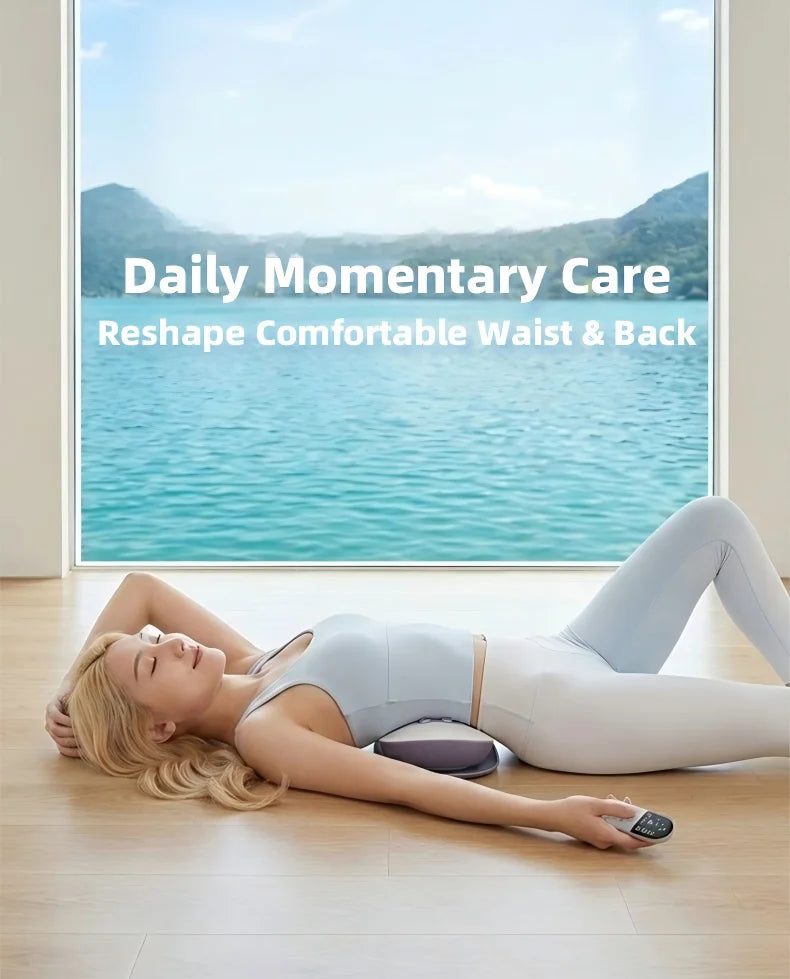 Electric Lumbar Traction Massager for Back Pain Relief - 9