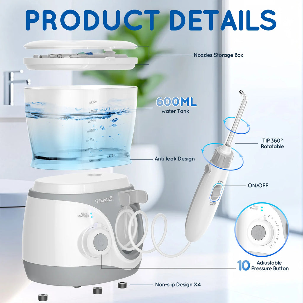 Electric Water Flosser for Teeth and Gum Health