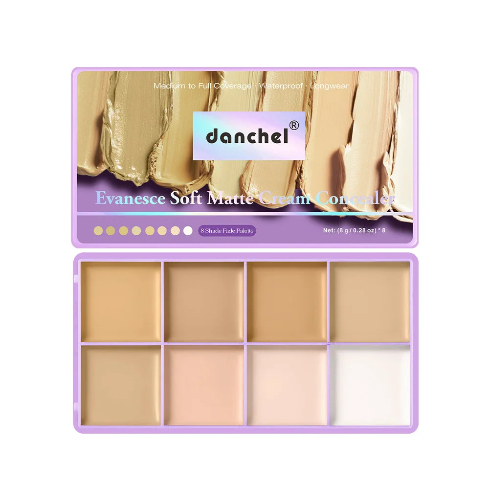 8-Shade Cream Concealer and Contour Palette