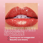 Shimmer Diamond Pearl Lip Gloss for Long-Lasting Shiny Lips