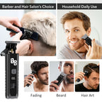Professional Cordless Hair Trimmer and Detail Grooming Kit