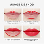 Waterproof Matte Lip Liner Pencil Set
