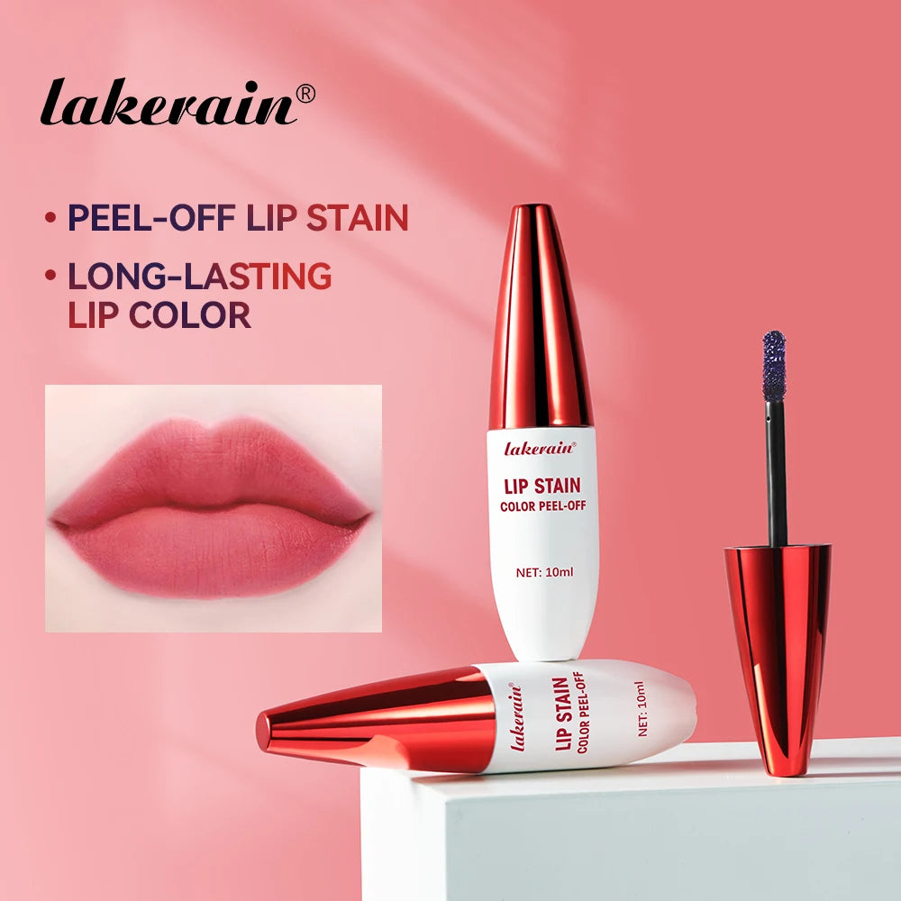 Waterproof Peel-Off Lip Stain for Long-Lasting Color