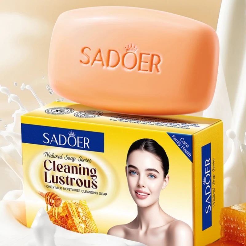 Honey and Milk Moisturizing Cleansing Bar for Smooth Skin - 1
