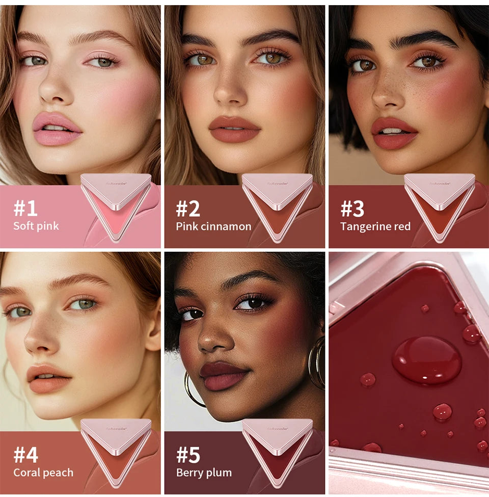 Matte Satin Cream Blush for Natural Radiant Skin