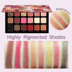 18-Color Professional Eyeshadow Palette for Versatile Makeup Looks