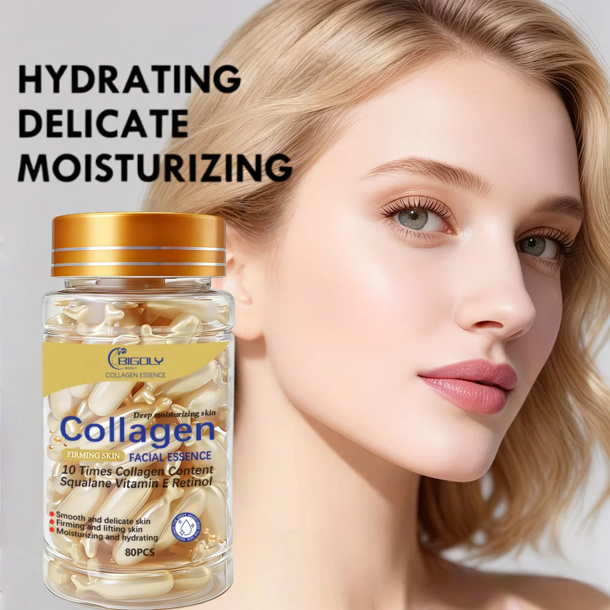 Collagen Firming Facial Essence Capsules