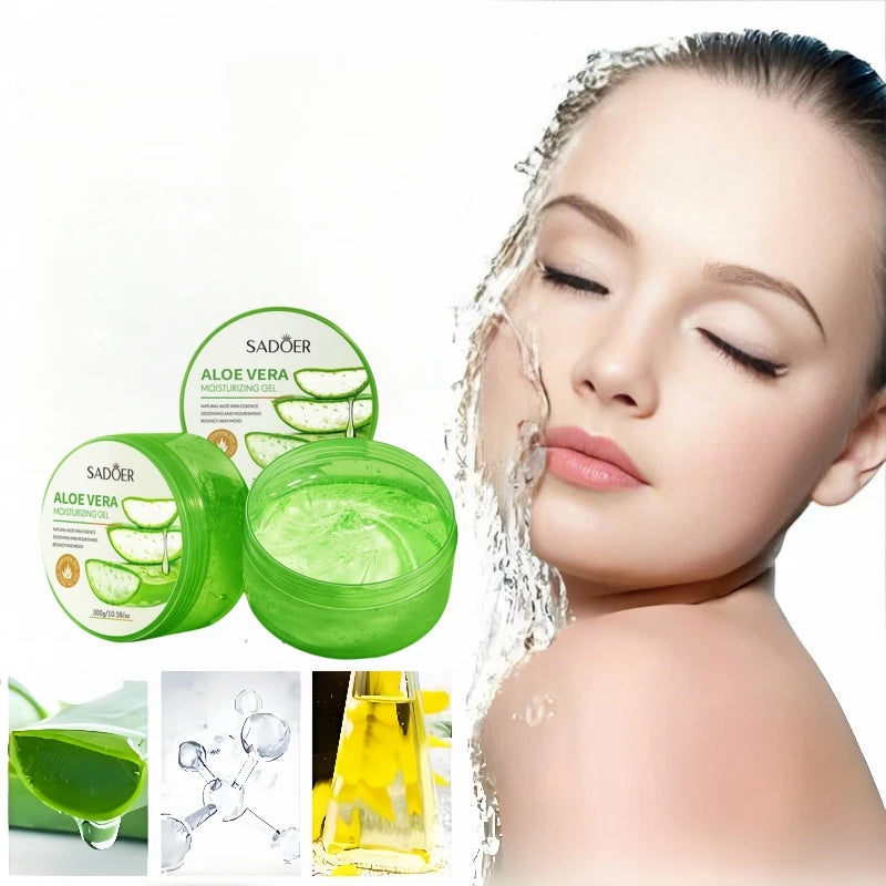 Soothing Aloe Vera Hydrating Face and Body Gel - 1