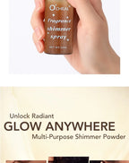 Waterproof Shimmer Body and Face Highlighter Spray