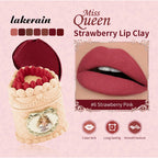 Velvet Matte Strawberry Lip Clay Cream