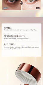Anti-Wrinkle Retinol Eye Serum Capsules