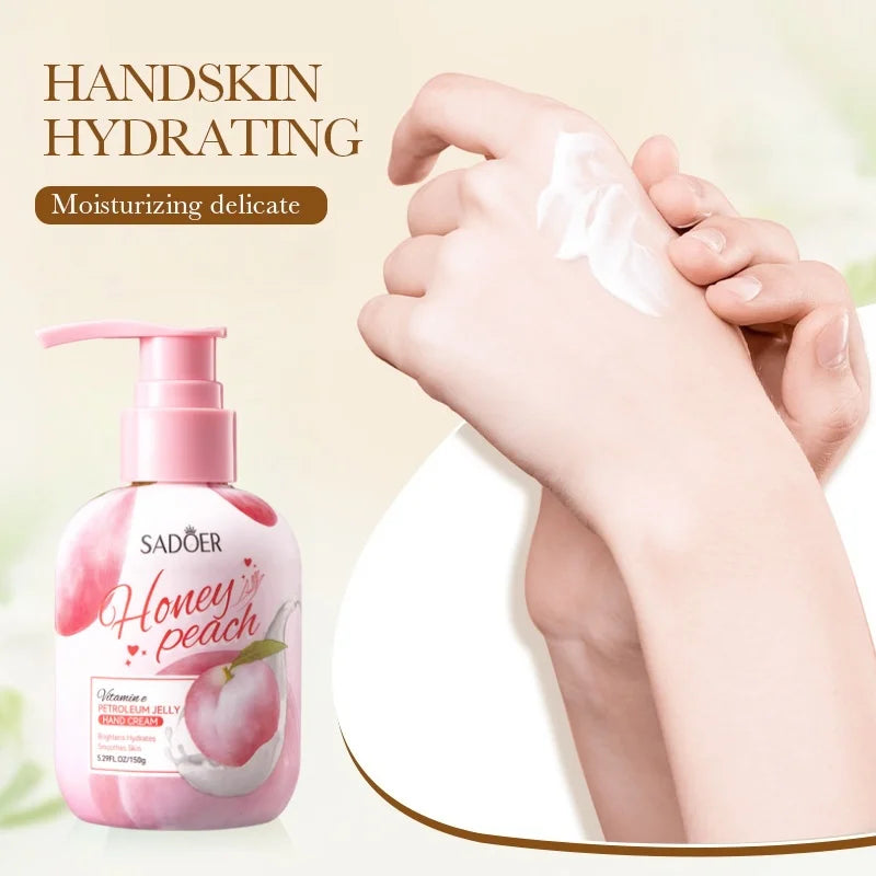 Honey Peach Vitamin E Moisturizing Hand Cream