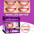 Instant Comfort Cosmetic Denture Set for Natural Smile