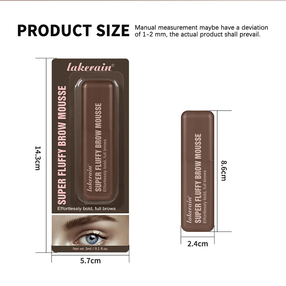 Volumizing Waterproof Eyebrow Mousse for Fluffy Brows