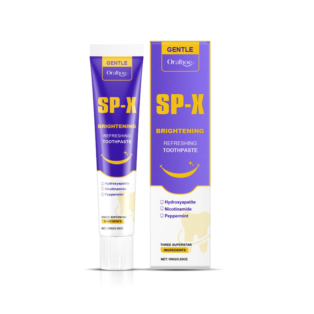 Brightening Toothpaste for Teeth Whitening and Stain Removal